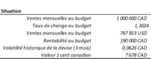 gestion du risque de change
